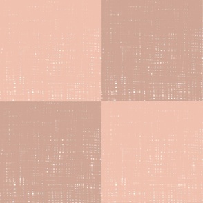 Checkerboard in monochrome colors pink brown cream hand-drawn