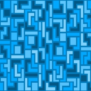 Puzzle Blocks Blue