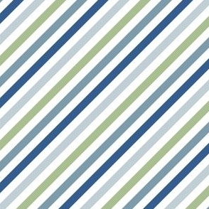 Diagonal Candy Stripe Blues and Spring Green copy