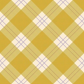 Line Plaid - Mustard