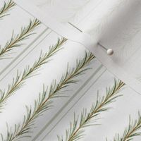 Deck the Halls Pine garland Holiday stripe