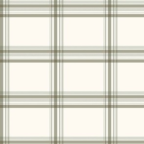 Vintage Christmas plaid Green