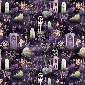 Graveyard Party in Purple