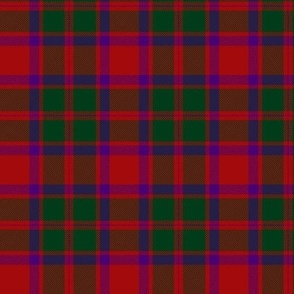 MacIntosh tartan #1, 3", purple version,  also known as Lovat, Fraser, or Caledonian.  1819 Wilson's of Bannockburn,