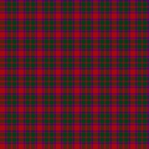 MacIntosh tartan #1, 1", purple version, also known as Lovat, Fraser, or Caledonian.  1819 Wilson's of Bannockburn,