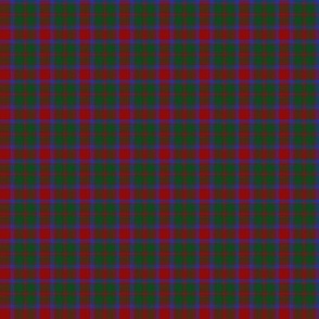 MacIntosh tartan #1, 1", listed in 1819 Wilson's of Bannockburn as 'Lovat or Fraser'