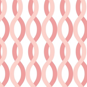 Pink Two Toned Line Pattern