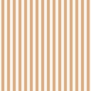 Pinstripe Vertical Stripes in Cream and Beige