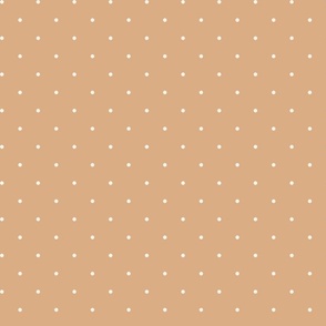 Polka Dots in Beige and Cream