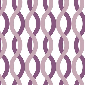 Purple Intertwined Lines Pattern