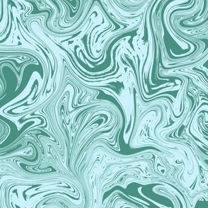 Green Abstract Marble Texture Pattern