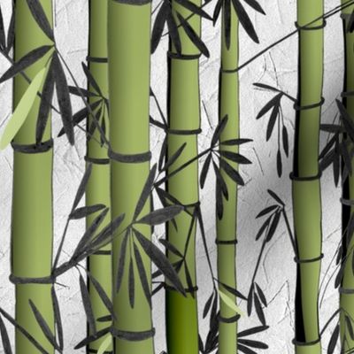 Monochrome-BOHO-bamboo-duvet-green-gold-white-black-grey