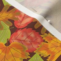 Autumn Leaves Tea Towel