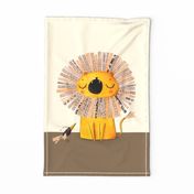 Little lion teatowel