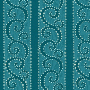 French Curves - Teal small