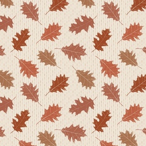 Autumn Leaves Fall Monochromatic - Medium