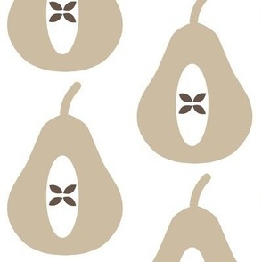 Pear Large Grey