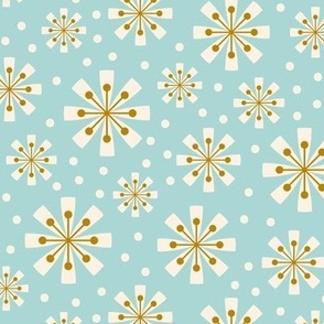 Snow Flurries - Vintage (Retro Holiday)