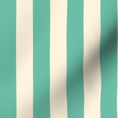 Beach Towel Stripes / Turquoise Vanilla / Medium