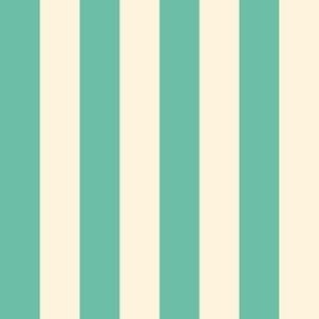 Beach Towel Stripes / Turquoise Vanilla / Small