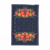 Secret Garden-Midnight Summer Palette-2024 Calendar