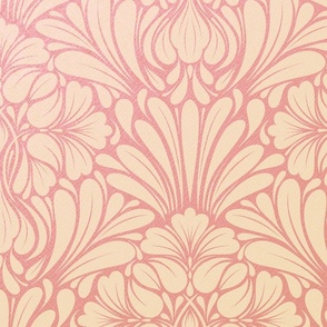 Blue,pink,florals,kitch,shabby chic, rose gold,modern art nouveau, roses,pastels,floral pattern,French chic,metallic pattern,English garden,luxe pattern,Art Nouveau,William Morris,Victorian era,Belle Époque,Floral motifs,Organic shapes,Curvilinear designs