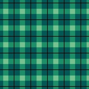 Green Mountain  Checked Plaid  Large 12"