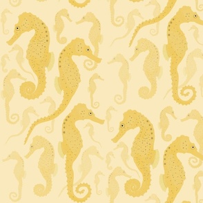 Yellow Seahorses