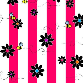 Buzz Bee Stripes Pink