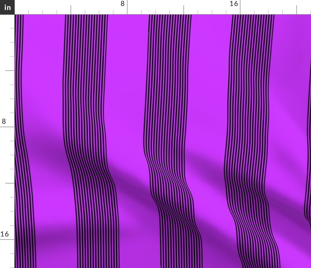 80s purple stripes on stripes on black