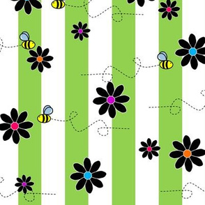 Buzz Bee Stripes Green