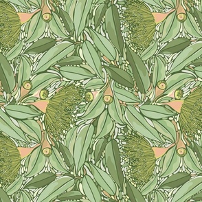 Summer Eucalyptus Wildflowers - Green Palette