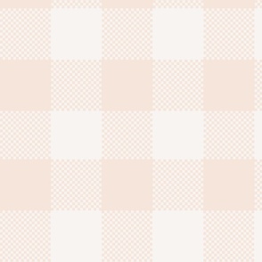 Peach and Blush  geometric Grid 