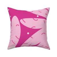 Floral Burst - Pink modern floral, playful pink floral 