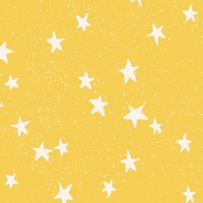 Stars in a tropical bright sunny Yellow  sky - Large scale