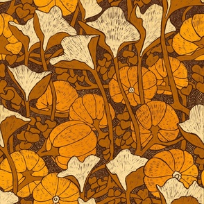 Late Season Pumpkin Patch - Jumbo Scale