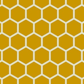 Honeycomb v2 Mustard Grey