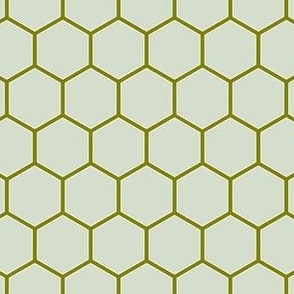 Honeycomb v2 Soft Green and Leaf