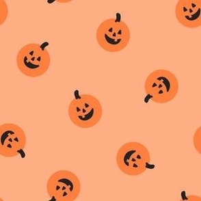 Happy pumpkins - orange & black