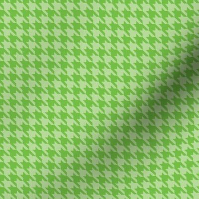 Vintage duotone preppy houndstooth in modern spring green