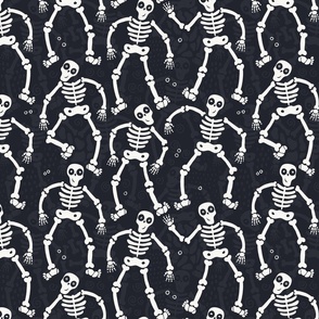 Suzy's Skeletons (black and white, large)
