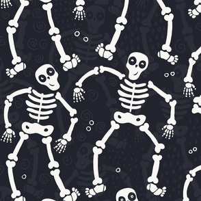 Suzy's Skeletons (black and white)