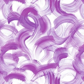 Purple watercolor brush strokes
