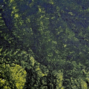 Abstract green depths