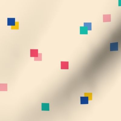 Retro Pixel Polka Dots