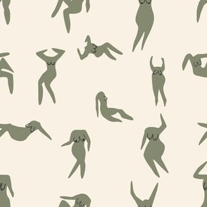 Matisse people silhouettes with boobs 8x8