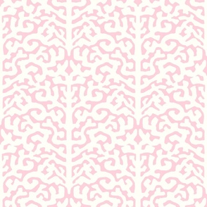 abstract coral / icy pink reversed / medium