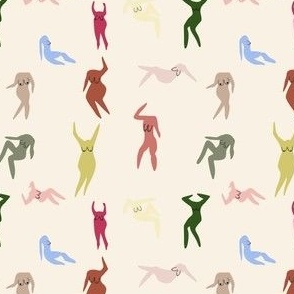 Matisse people silhouettes with boobs 4x4