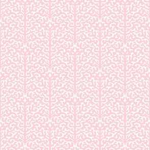 abstract coral / icy pink / small