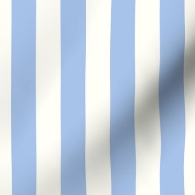 1" stripes windsurfer blue and cream